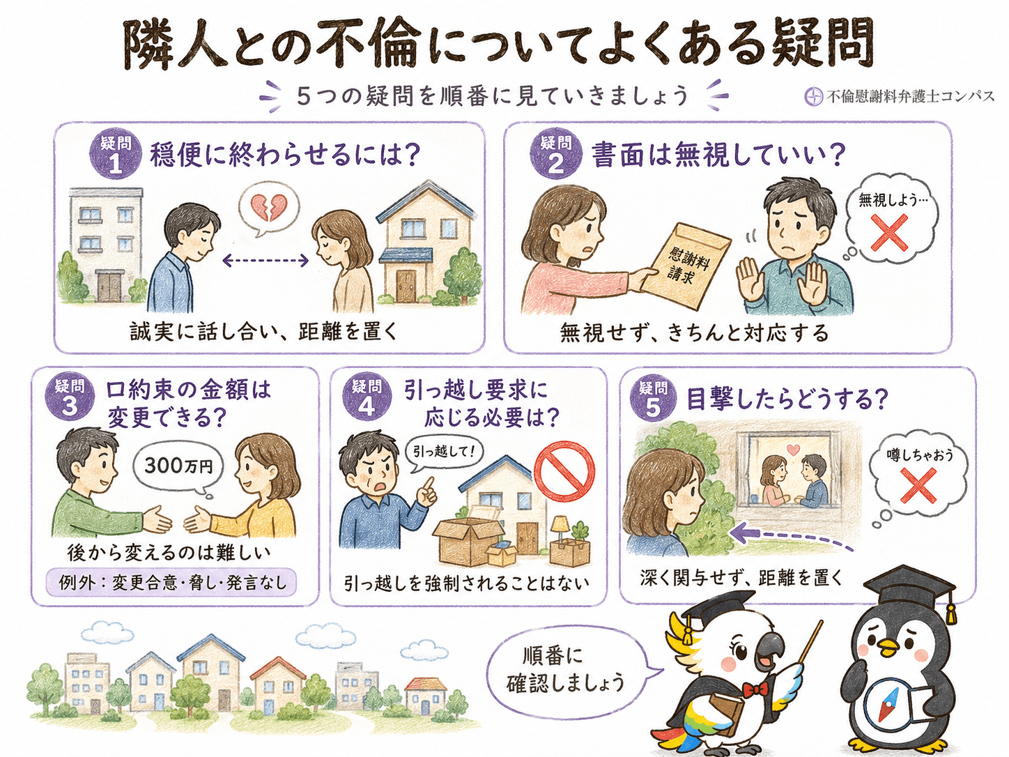 ７章　隣人との不倫でよくある疑問５つ